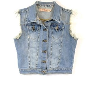 Judy Blue cutoff denim vest